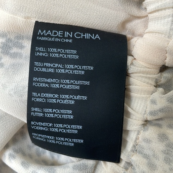 Club Monaco Leopard Varsity Spring Jacket Waist Tie Animal Blazer Zip Up XS - Picture 13 of 14